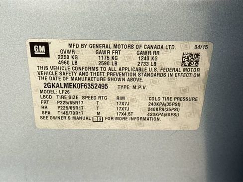 Used 2015 GMC Terrain SLE FWD image 27