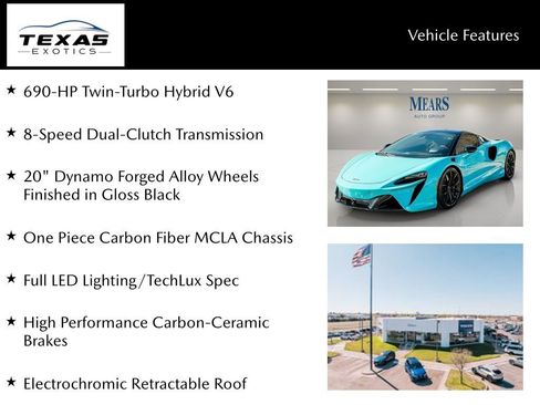 Used 2025 McLaren Artura Spider RWD image 2