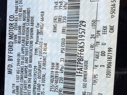 Used 2019 Ford Mustang GT Premium w/ Equipment Group 401A image 37