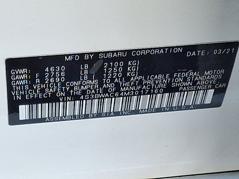 Used 2021 Subaru Legacy Premium image 25