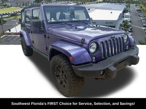 Used 2016 Jeep Wrangler Unlimited Sahara AWD/4WD image 2