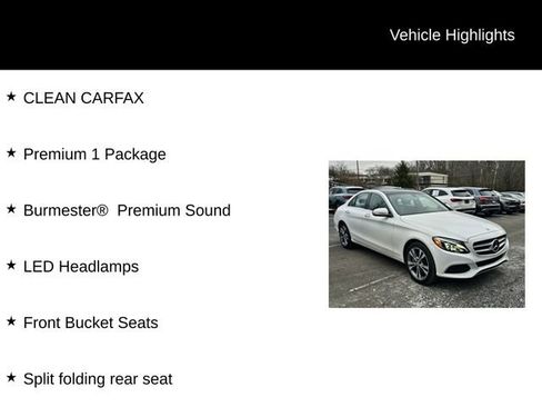Used 2015 Mercedes-Benz C 300 4MATIC Sedan image 5