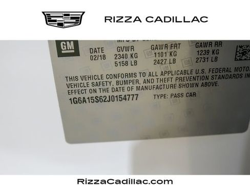 Certified 2018 Cadillac CTS V w/ Luxury Package RWD image 25