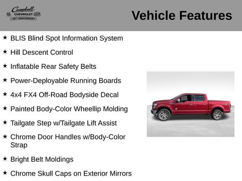 Used 2016 Ford F150 King Ranch w/ Equipment Group 601A Luxury AWD/4WD image 26