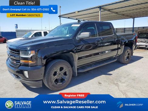 Used 2018 Chevrolet Silverado 1500 LT w/ All Star Edition AWD/4WD image 1