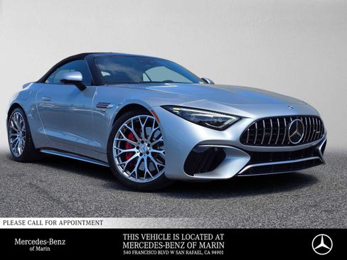 Used 2022 Mercedes-Benz SL 55 AMG 4MATIC image 1