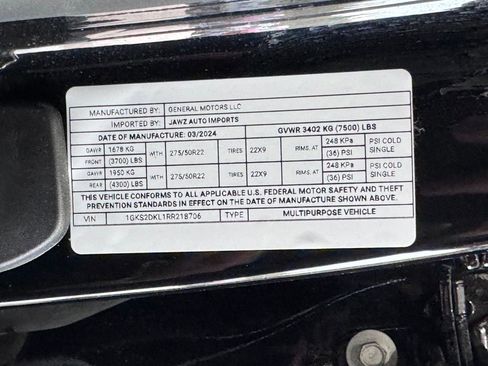 Certified 2024 GMC Yukon Denali AWD/4WD image 12