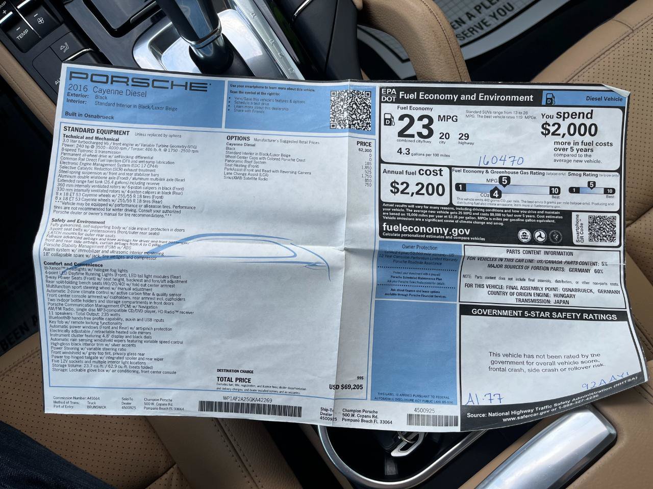 Used 2016 Porsche Cayenne Diesel AWD/4WD image 57