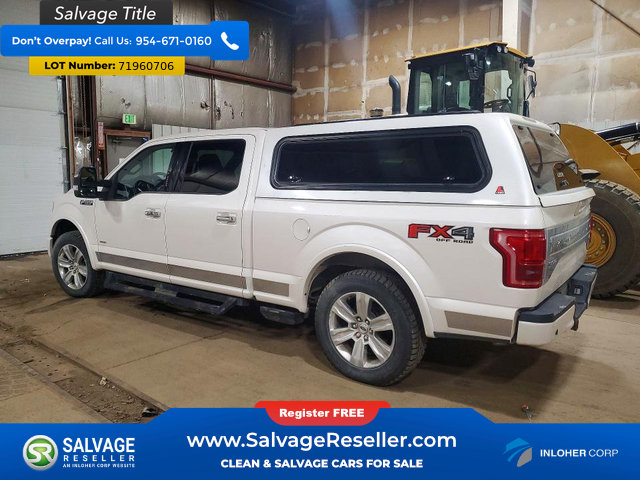 Used 2017 Ford F150 Platinum w/ Max Trailer Tow Package AWD/4WD image 3