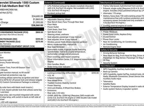 Used 2019 Chevrolet Silverado 1500 Custom w/ Custom Convenience Package image 7