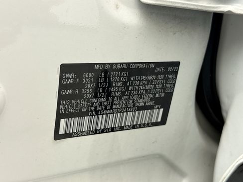 Used 2023 Subaru Ascent Limited w/ Technology Package AWD/4WD image 27