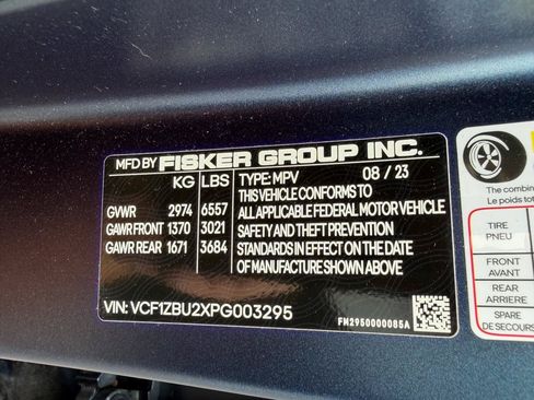 Used 2023 Fisker Ocean One AWD/4WD image 19