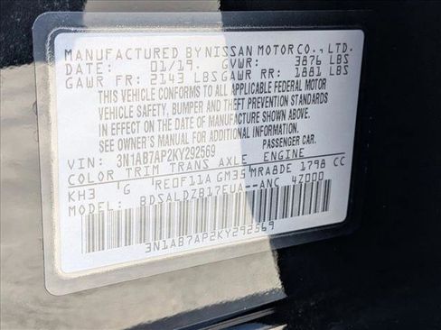 Used 2019 Nissan Sentra SV w/ Special Edition Package FWD image 24
