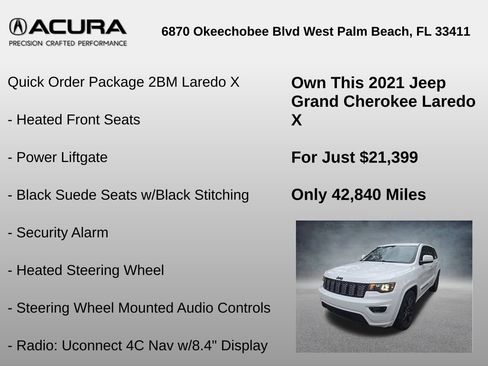 Used 2021 Jeep Grand Cherokee Laredo X image 6