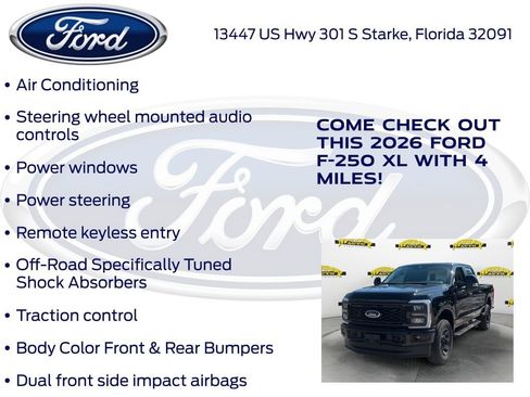 New 2026 Ford F250 XL w/ STX Appearance Package image 25