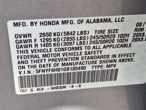 Used 2016 Honda Pilot Elite image 39