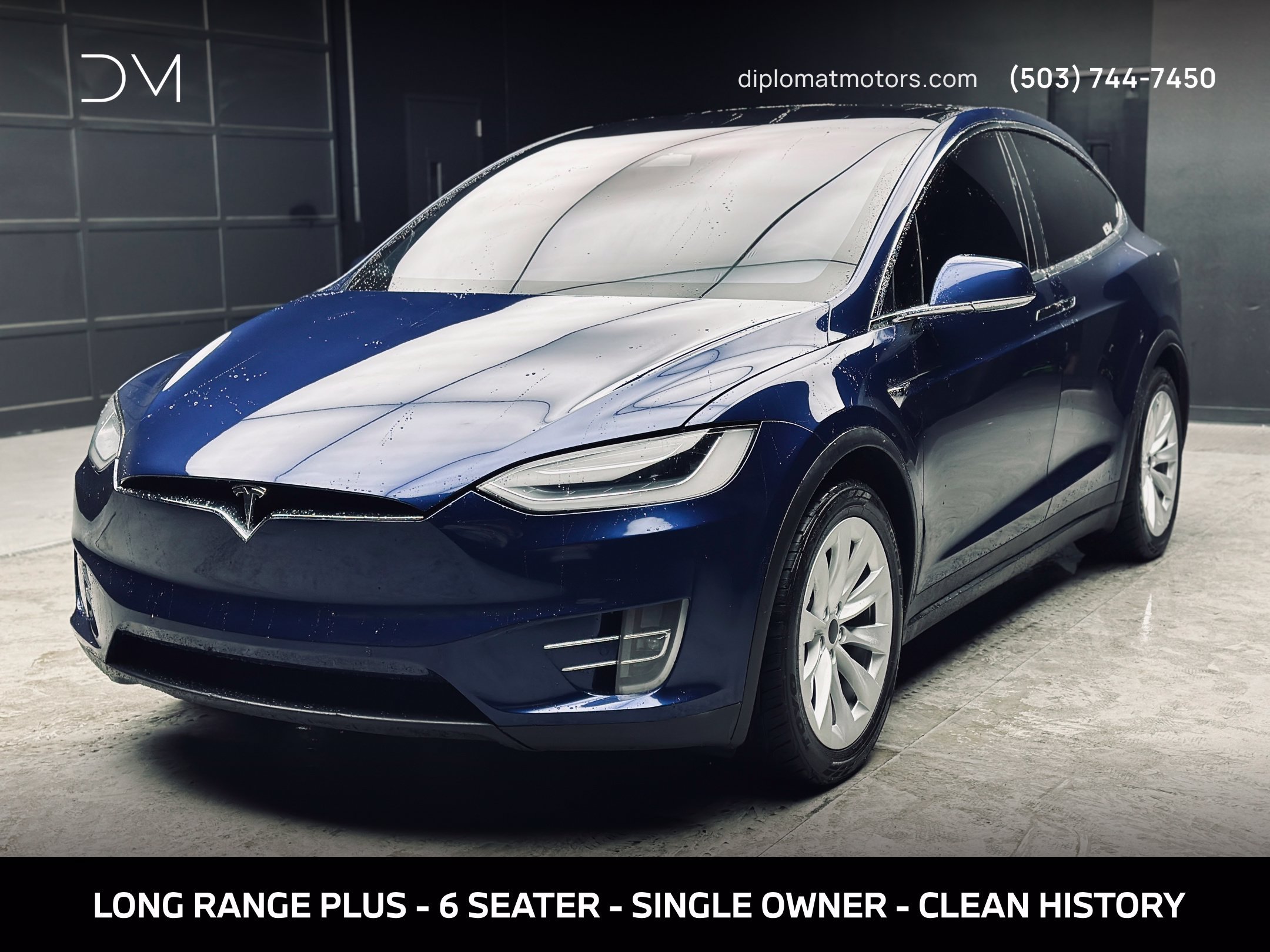 Used 2020 Tesla Model X Long Range AWD/4WD image 1