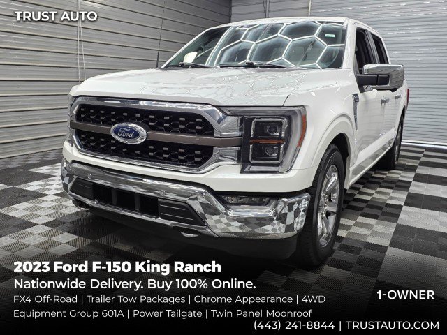 Used 2023 Ford F150 King Ranch w/ Equipment Group 601A High AWD/4WD image 1