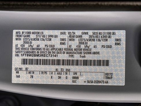Used 2024 Ford F250 Platinum AWD/4WD image 65