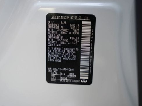 New 2026 INFINITI QX80 Luxe image 27