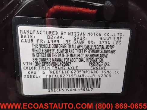 Used 2022 Nissan Kicks S image 19