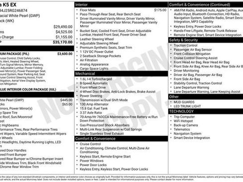 Used 2024 Kia K5 EX w/ EX Premium Package FWD image 43
