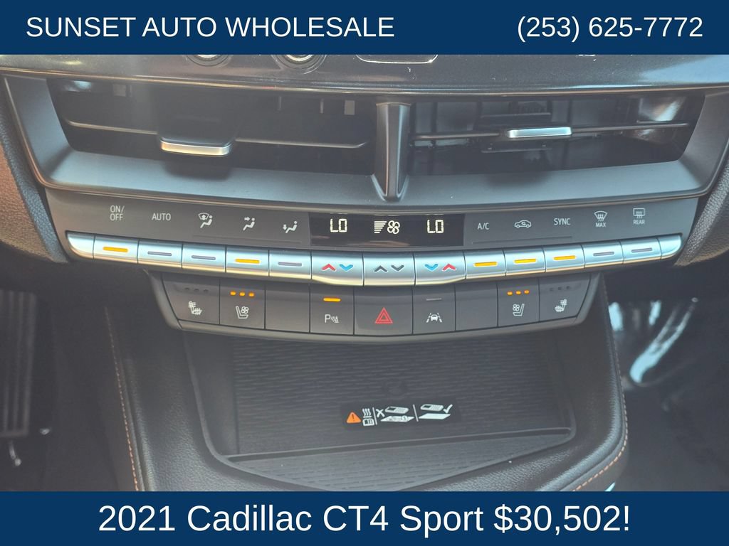 Used 2021 Cadillac CT4 Sport w/ Technology Package AWD/4WD image 37