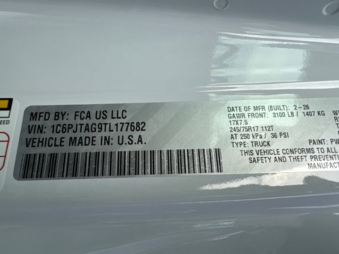 New 2026 Jeep Gladiator Sport image 30