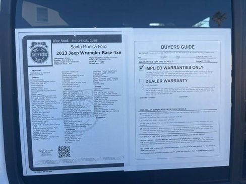 Used 2023 Jeep Wrangler Unlimited w/ Sun & Screen Package image 19