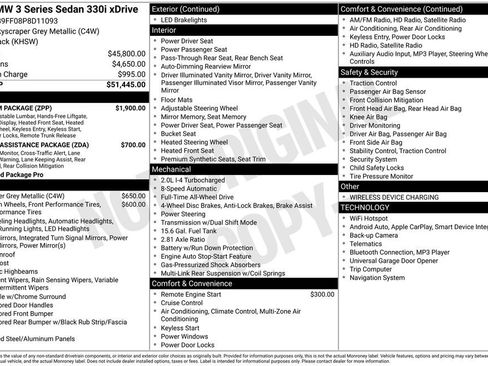 Used 2023 BMW 330i xDrive Sedan w/ Premium Package image 3