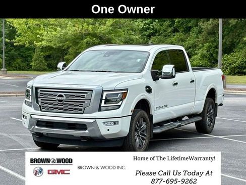 Used 2023 Nissan Titan Platinum Reserve w/ Moonroof Package AWD/4WD image 1