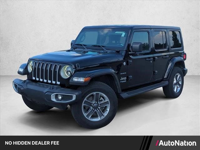 Used 2022 Jeep Wrangler Unlimited Sahara w/ Cold Weather Group AWD/4WD image 1