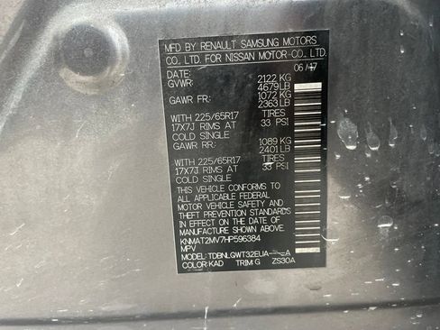 Used 2017 Nissan Rogue SV AWD/4WD image 14