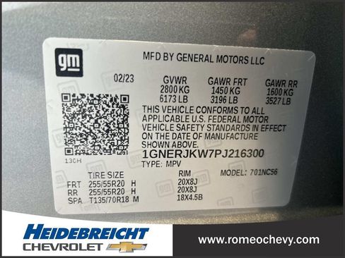 Certified 2023 Chevrolet Traverse RS FWD image 8