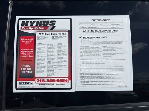 Used 2023 Ford Explorer XLT w/ Equipment Group 202A AWD/4WD image 55