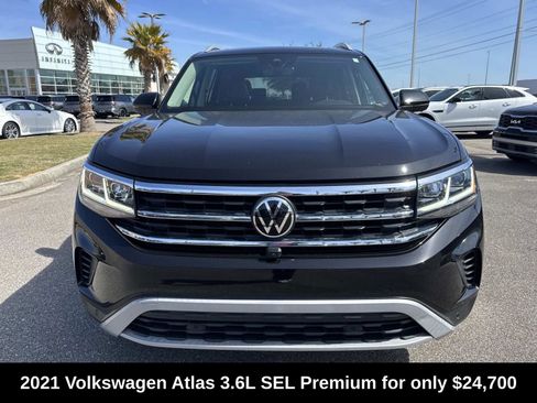 Used 2021 Volkswagen Atlas SEL Premium AWD/4WD image 2