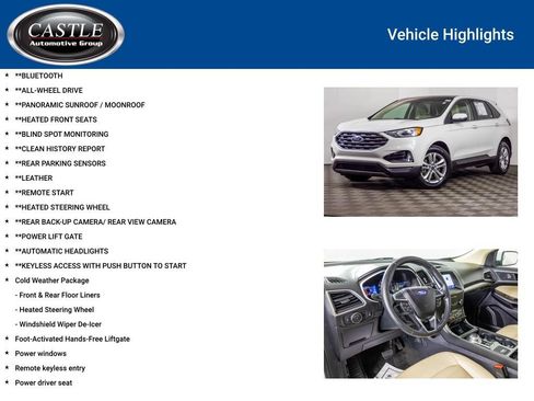 Used 2020 Ford Edge SEL w/ Convenience Package AWD/4WD image 3