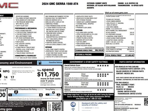 Used 2024 GMC Sierra 1500 AT4 w/ Technology Package AWD/4WD image 15