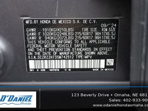 Used 2025 Honda HR-V EX-L image 45