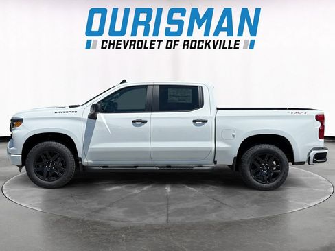 New 2026 Chevrolet Silverado 1500 Custom w/ Turbomax Blackout Package AWD/4WD image 3