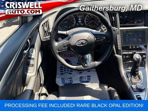 Used 2023 INFINITI Q50 Red Sport 400 w/ Black Opal Edition AWD/4WD image 54