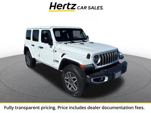 Used 2025 Jeep Wrangler Unlimited Sahara AWD/4WD image 1