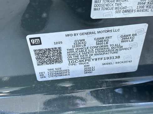 New 2026 Chevrolet Silverado 2500 LTZ w/ LTZ Plus Package AWD/4WD image 26