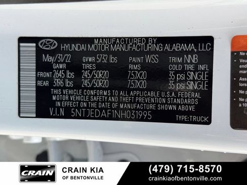 Used 2022 Hyundai Santa Cruz Limited AWD/4WD image 35