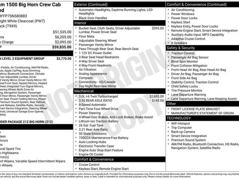 Used 2025 RAM 1500 Big Horn AWD/4WD image 33