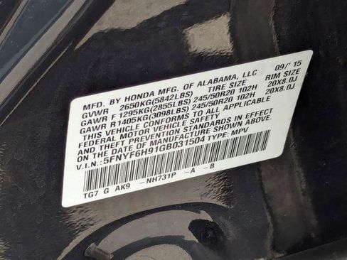 Used 2016 Honda Pilot Touring image 45