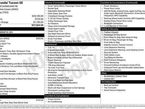 Used 2021 Hyundai Tucson SE AWD/4WD image 2