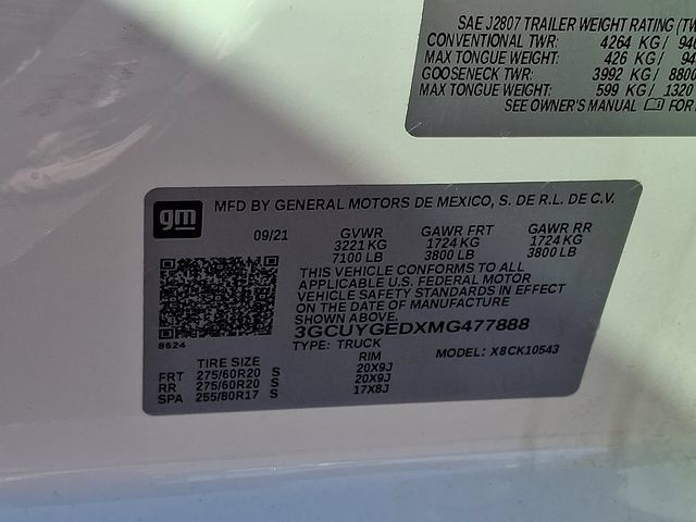 Used 2021 Chevrolet Silverado 1500 LTZ AWD/4WD image 27