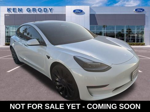 Used 2021 Tesla Model 3 Performance AWD/4WD image 1