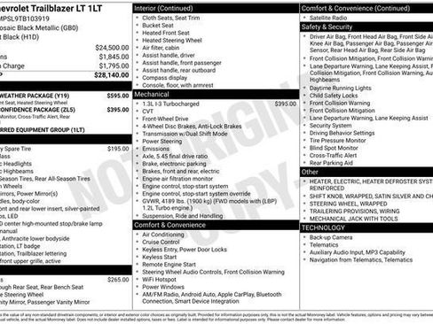 New 2026 Chevrolet TrailBlazer LT w/ LT Cold Weather Package image 26